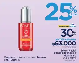 FarmaTodo Serum Facial Ponds age miracle vitamina c oferta