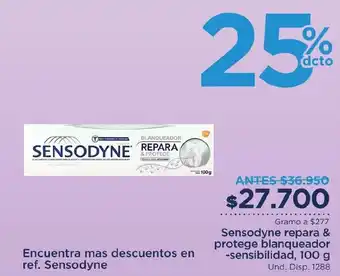 FarmaTodo Sensodyne repara & protege blanqueador -sensibilidad oferta