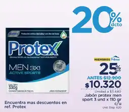 FarmaTodo Jabón protex men sport oferta