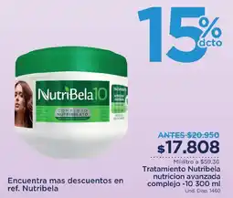 FarmaTodo Tratamiento Nutribela nutricion avanzada complejo -10 oferta
