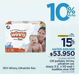 FarmaTodo Pañales Winny ultratrim sec oferta