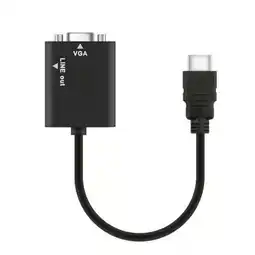 Falabella Adaptador Convertidor HDMI A VGA y Audio oferta