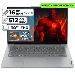 Falabella PORTÁTIL V14 G4 AMN AMD RYZEN 5 7520U 16GB LPDDR5 512GB SSD 14 FHD oferta