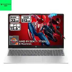 Falabella PORTATIL 15 FC0012LA AMD RYZEN 7 7730U 32GB RAM 512GB SSD PANTALLA 15,6 FHD oferta