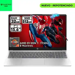 Falabella PORTATIL 15 FC0012LA AMD RYZEN 7 7730U 32GB RAM 512GB SSD PANTALLA 15,6 FHD oferta