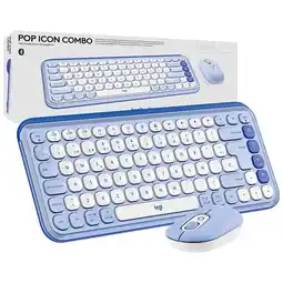 Falabella Combo Teclado Y Mouse POP ICON Lila & Blanco Español oferta