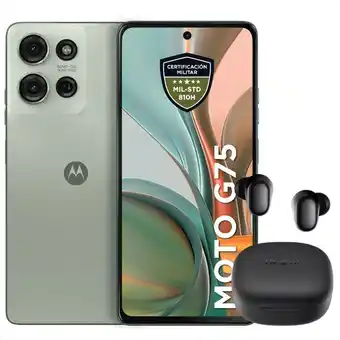 Falabella Celular Moto G75 5G 256GB /8GB Verde + Buds 6 Play oferta