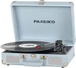 Falabella Tocadiscos Reproductor Vinilos con batería recargable y altavoces oferta