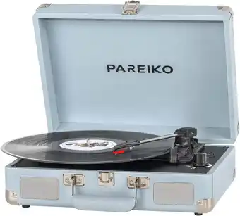 Falabella Tocadiscos Reproductor Vinilos con batería recargable y altavoces oferta