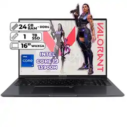 Falabella PORTÁTIL X1605VA-MB575 INTEL CORE I9 13900H 24GB DDR4 1TB SSD 16 WUXGA INDIE BLACK oferta
