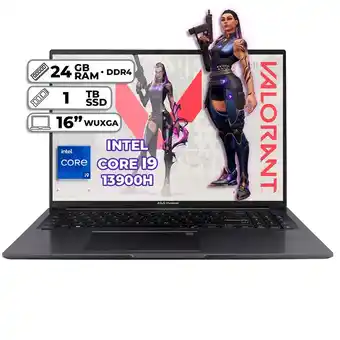 Falabella PORTÁTIL X1605VA-MB575 INTEL CORE I9 13900H 24GB DDR4 1TB SSD 16 WUXGA INDIE BLACK oferta