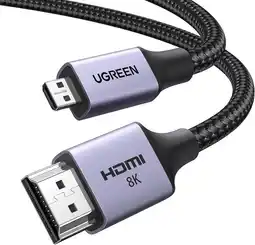 Falabella Cable Micro Hdmi A Hdmi 2.1 48 Gbps 8k@60hz 4k@240hz Earc 2m oferta