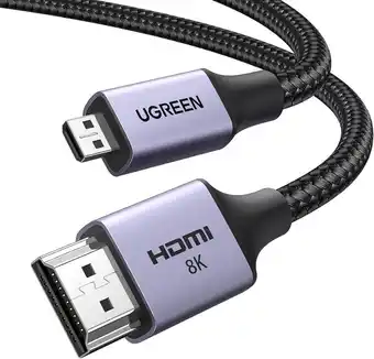 Falabella Cable Micro Hdmi A Hdmi 2.1 48 Gbps 8k@60hz 4k@240hz Earc 2m oferta