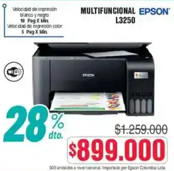 Alkosto Epson multifuncional L3250 oferta