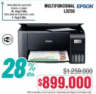 Alkosto Epson multifuncional L3250 oferta