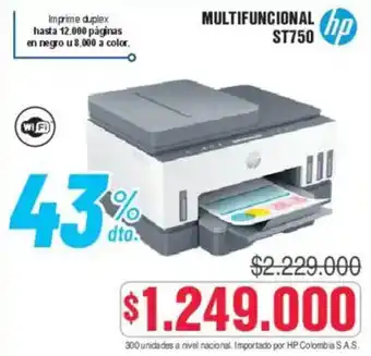 Alkosto Hp multifuncional st750 oferta