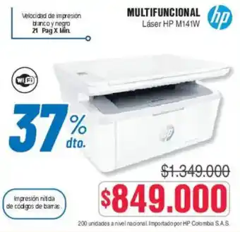 Alkosto Hp multifunciona láser m141w oferta