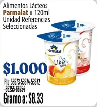 La Gran Colombia Parmalat Alimentos Lácteos oferta