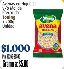 La Gran Colombia Toning avena hojuelas oferta