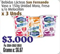 La Gran Colombia San Fernando Bebidas Lácteas oferta