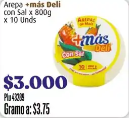 La Gran Colombia +Más Deli Arepa con Sal oferta