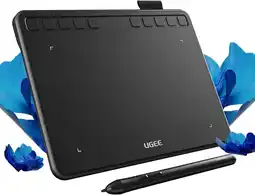 Falabella Tableta Dibujo Ugee S640 Lapiz Tableta Grafica Digital Negro oferta