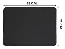 Falabella Pad Mouse Cuadrado Negro Antideslizante 25x21cm oferta