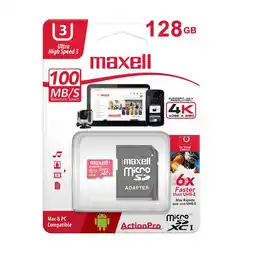 Falabella Tarjeta Micro SD 128 GB U3 Action Prouhs 3 Class 10 oferta