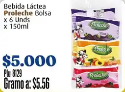 La Gran Colombia Proleche Bebida Láctea oferta