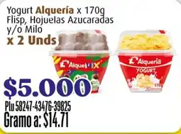 La Gran Colombia Alquería Yogurt oferta