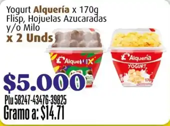 La Gran Colombia Alquería Yogurt oferta