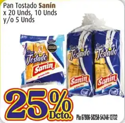 La Gran Colombia Sanín Pan Tostado oferta