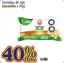 La Gran Colombia Susanita Tostadas de Ajo oferta