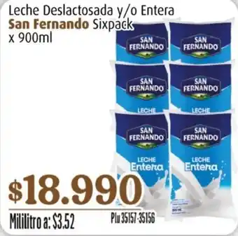 La Gran Colombia San Fernando Leche Deslactosada y/o Entera oferta