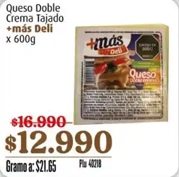 La Gran Colombia +Más Deli Queso Doble Crema Tajado oferta