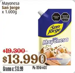 La Gran Colombia San Jorge Mayonesa oferta