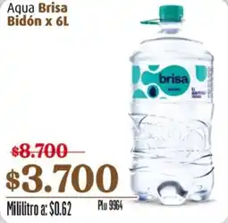 La Gran Colombia Brisa Bidón Aqua oferta