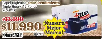 La Gran Colombia +Más Rendimiento Triple Hoja oferta