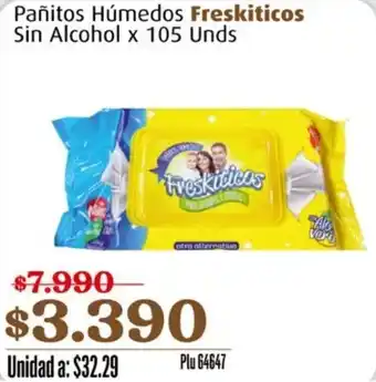 La Gran Colombia Freskiticos Pañitos Húmedos oferta