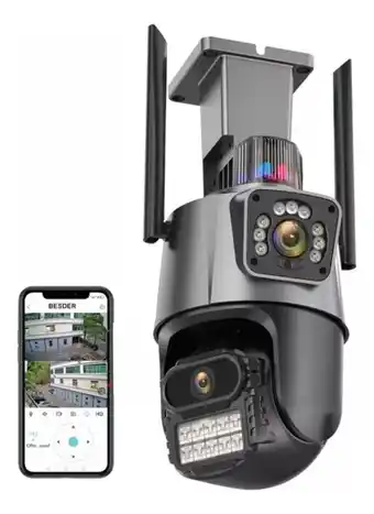 Falabella Camara Seguridad Alarma Doble Sensor Seguimiento Automatico oferta