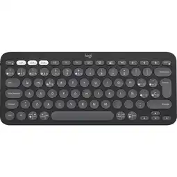 Falabella Teclado Inalámbrico K380s Bluetooth Pebble Negro oferta