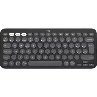 Falabella Teclado Inalámbrico K380s Bluetooth Pebble Negro oferta