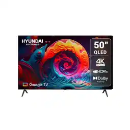 Alkomprar TV HYUNDAI 50 Pulgadas 127cm HYLED5025QG QLED Smart TV Google oferta
