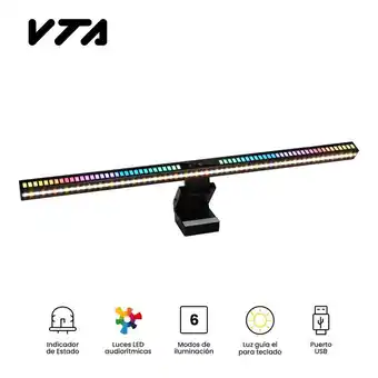 Falabella Barra De Luz Rgb Para Monitor Gaming 6 Modos 10 W oferta