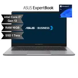 Falabella Portatil ExpertBook Intel Core i7 13620H 16GB 1TB SSD 14 WIN11 Pro Negro oferta
