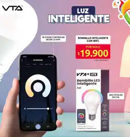 Ara Vta bombillo inteligente con wifi oferta