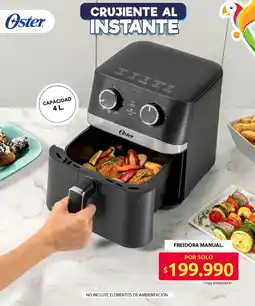 Ara Oster freidora manual oferta