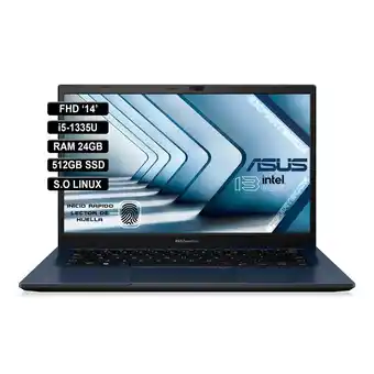 Falabella PORTATIL ExpertBook INTEL i5-1335U RAM 24GB 512GB SSD Black oferta