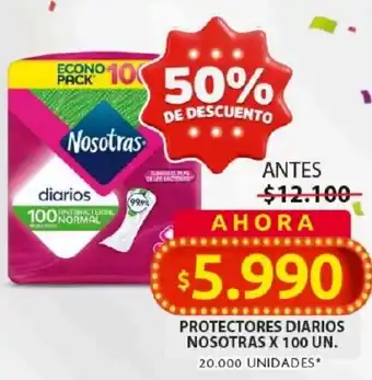 Ara Protectores diarios nosotras oferta