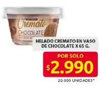 Ara Cremato helado en vaso de chocolate oferta
